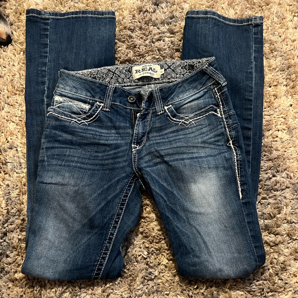 Womens ariat boot cut jeans